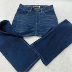 Betabrand  Straight Leg 4-Pocket Yoga Denim Pants Size XS Petite Photo 5