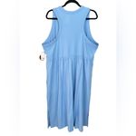 Tek Gear Phlox Blue Sleeveless Tank Dress w Elastic Back Waist for Structure. 1X Photo 1