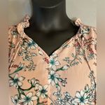 Liz Claiborne Career pink floral blouse Photo 2