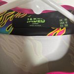 Jaded London Womens Black Flame Print Cut Out High Neck Mini Dress Size 6 Photo 4