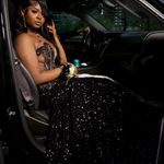 Black Mesh Cut Out Prom Dress Multiple Size 4 Photo 4