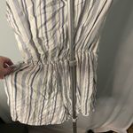 Hollister ‎ striped wrap romper white and blue striped size medium Photo 6