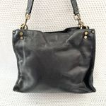 American Leather Co. Black Lenox Triple Entry Compartment Satchel Shoulder Bag Photo 1