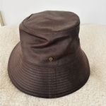 Helen Kaminski Waxed Cotton/linen blend bucket hat water repellant brown Photo 1