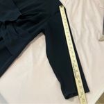 Lafayette 148 New York Black Long Sleeve Twist Front Handkerchief Hem Dress 16W Photo 14