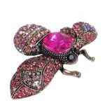 Pink Rhinestone AB Aurora Borealis Bee Statement Piece Pin Brooch Photo 0