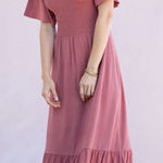 Matilda Jane  Dusty Rose Midi Dress Photo 0