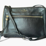 Kate Spade Jackson Street Mini Cayli Crossbody Bag – Black Pebbled Leather Photo 0