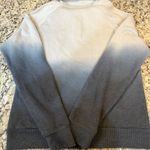 Victoria's Secret  Gray Ombre Zip-Up Sweater Photo 6