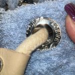 Loewe  Terrycloth and Leather Nautical Beachy Backpack‎ Photo 5