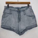 BDG Urban Outfitters Mom High Rise Size 29 Rolled Up Cuffed Denim Shorts Photo 0