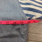 Bonjour NWT VINTAGE  striped tie front top fringe Photo 3