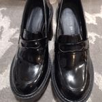 Madden Girl Cassidy Black Platform Loafers Photo 2