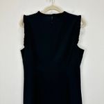 J.Crew  Ruffleneck Suiting Dress Black Office Classic Cocktail Career US 10 NWT Photo 9