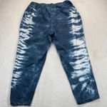 LIVI Tie Dye Lounge Pants Comfy Casual Sweatpants Blue White Women's Size 14/16 Blue Photo 7