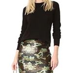 L'Agence  Phoebe Metallic Sequined Camo Skirt Size 10 Photo 7