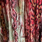 Rebecca Malone  Boho Top Sequins Embroidered Hippie Shirt Womens Medium Photo 4