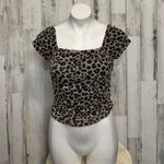 Cheetah Crop Top Multi Size M Photo 1