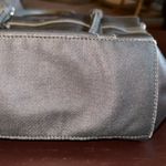 Brighton Rare Satchel Silver Coated With Leather Trim Photo 3