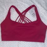 Lululemon FlexyFlex Strappy Yoga Bra | Size L/XL D-DDD | Raspberry Coulis | NWT Photo 0
