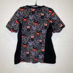 Disney Minnie & Mickey Short Sleeve Scrub Top Women’s EUC Sz XL Photo 4