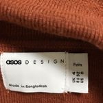 ASOS Cognac Brown Cardigan Sweater Dress Size 0P Photo 4