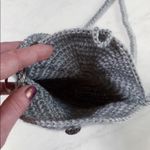 Cute Crocheted Small Silver Circle Crossbody Purse!✨ Photo 5