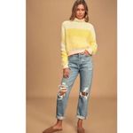 Free People Sunbrite Colorblock Knit Sweater Photo 1