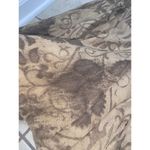 Ralph Lauren vintage polo Linen Brown Printed Full Maxi Skirt 6 fall casual Photo 4