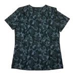 FIGS  Catarina V Neck One Pocket Scrub Top Camo Bonsai Gray Small NWOT Women Photo 1