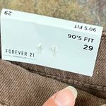 Forever 21 New! NWT  Brown 90’s Fit Baggy Jeans 29 Photo 4