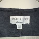 Madewell  Texture & Thread Button-Front Tie V-Neck Tank Top in Black - Size XXS Photo 2