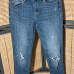 Vigoss  Women's Blue Distressed Jeans Photo 0