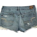 American Eagle  Distressed Denim Shorts with Lace pocket details  8 Photo 0