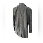 Madewell Houndstooth Wool Blend Blazer Jacket Women XL Fair Trade Certified Photo 4