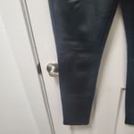 Michael Kors  Black Faux Leather Front Material Backside Pants Size 6 Gold Photo 4