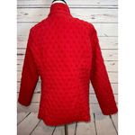 NTCO Nomadic Traders Quilted full zip jacket Large Lined‎ Red Christmas Puffer Photo 8