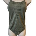 Cotton Candy Olive Green Spaghetti Strap Bodysuit Women’s Size Small/Medium NWT Photo 0