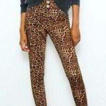 ZARA NWT Leopard Print Mid Rise Skinny Jeans Photo 0
