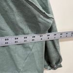 Free People NWT  We The Free Camden Sweatshirt XS Green Horizon Casual Athleisure Photo 5