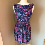 Charlotte Russe Navy and Pink Floral Top Small Photo 3