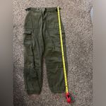 Pull & Bear  fasten tab cargo pants in khaki Photo 12