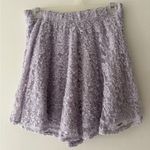 Abercrombie & Fitch Purple Lilac Flower Lace Skirt with Stretchy Waist Photo 0