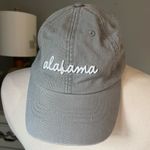 State of Mine Alabama Hat Light Gray Baseball Cap Adjustable Womens One Size Photo 1