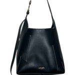 Cult Gaia  Simona Bag Women’s Black Leather Shoulder Purse Modern Photo 0