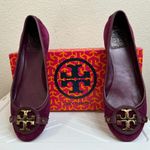 Tory Burch Aaden Flats in Red Wine Photo 2