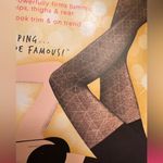 Star Spanx Center Stage Patterned Nouveau Shaping Tights Size A 4'10" Photo 7