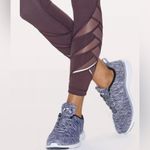 Lululemon  Motionful 7/8 Tight 25” Black Cherry plum purple zip pocket mesh Photo 9