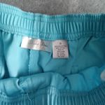 Studio Works Vintage Women Size 10 Light Blue Elastic Waistband Drawstring Short Photo 3