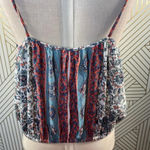 Free People  Floral Paisley Knot‎ Halter Top Photo 7